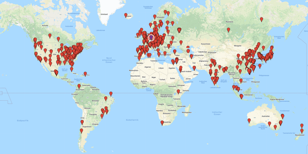 Dr. Probe World Map - December 2021