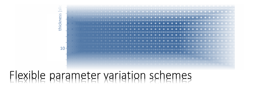 Flexible parameter variation schemes